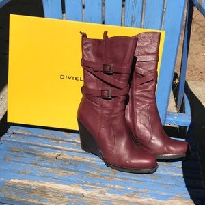 Biviel Oxblood Boots